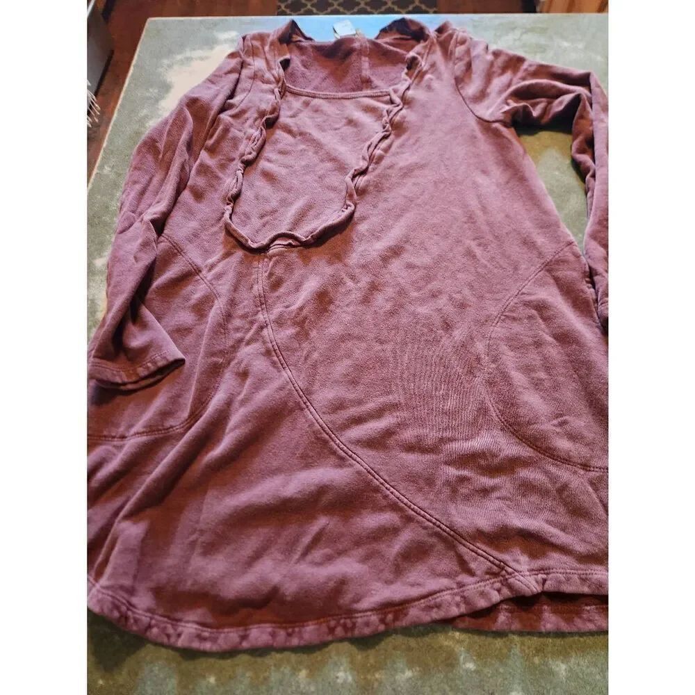 Prairie Underground pink ruffle front dress sz XS
